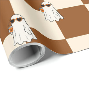 Papel de embrulho fantasmas aconchegantes de Hallo