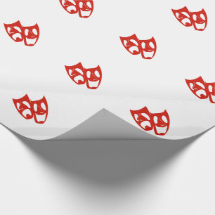 Papel de embrulho feito sob encomenda do ícone da