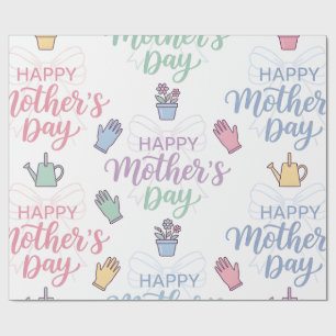 Papel de embrulho - Feliz Dia das Mães Papel de em