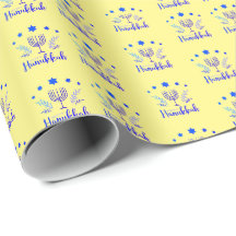 Papel de embrulho Feliz Hanukkah