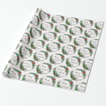 Papel de embrulho Feliz Natal