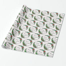 Papel de embrulho Feliz Natal