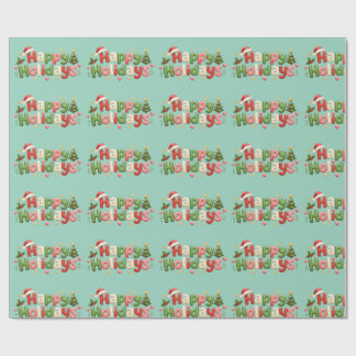 Papel de embrulho Feliz Natal