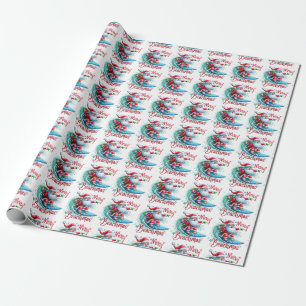 Papel de embrulho Feliz Praia Natal