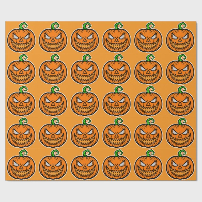 Papel de embrulho festa de Halloween  (Aberto)