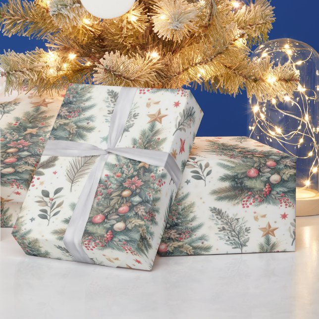 Papel de embrulho festivo de Natal (Feriados)