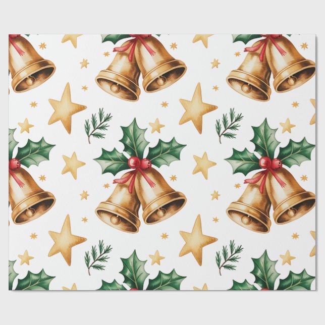 Papel de embrulho festivo de Natal (Aberto)