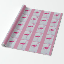 Papel de embrulho Flamingo