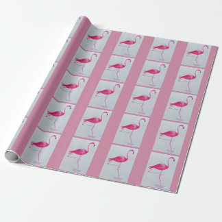 Papel de embrulho Flamingo