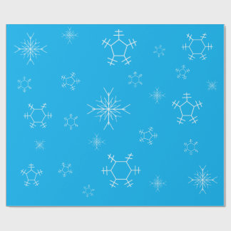 Papel de embrulho floco de neve