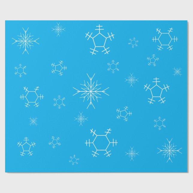 Papel de embrulho floco de neve (Aberto)