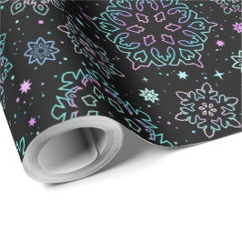 Papel de embrulho "Flocos de neve"