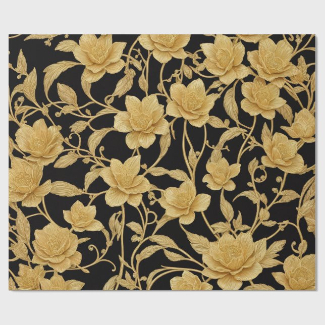 Papel de Embrulho Floral (Aberto)