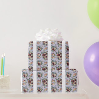 Papel de embrulho floral