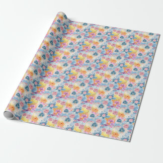 Papel de embrulho floral