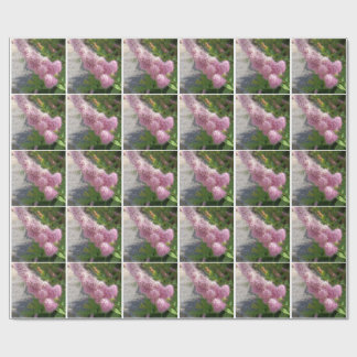 Papel de Embrulho Floral Botânico de Flor de Lilás