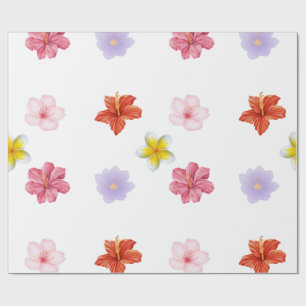 Papel de Embrulho Floral Elegante