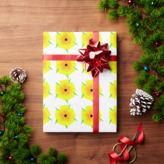Papel de embrulho floral elegante – Flor bela