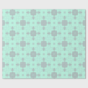 Papel de embrulho floral elegante Flora Royale