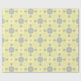 Papel de embrulho floral elegante Flora Royale