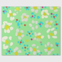 Papel de embrulho floral margarida pastel capricho