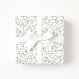 Papel de embrulho floral pastel vintage Grandmille