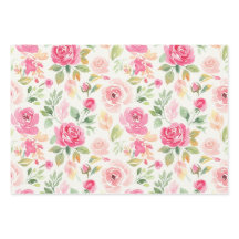 Papel de embrulho Floral Rosa Peony para o Dia das