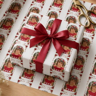 Papel de Embrulho Floral Rosa Vermelho