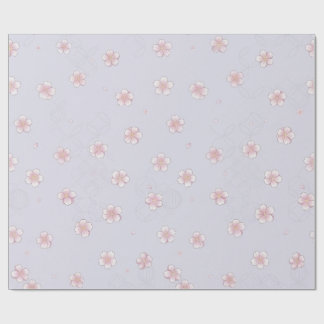 Papel de Embrulho Floral Sakura & Shippo Japonês