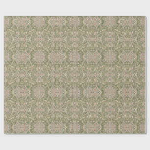 Papel de embrulho floral vintage Windrush Olive