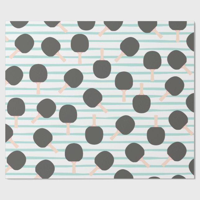 Papel de embrulho fofo de tênis de mesa (Aberto)