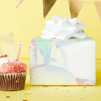 Papel de Embrulho Folhas Botânicas Pastel Brilhant