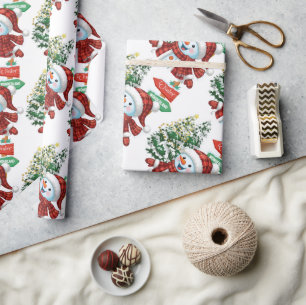 Papel de embrulho fosco - Winter Wonderland