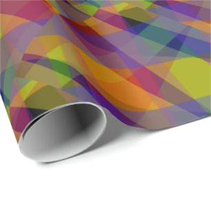 Papel de Embrulho - Geométrico Escuro