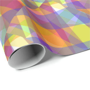 Papel de Embrulho Geométrico Leve