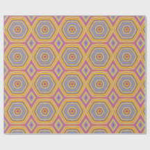 Papel de embrulho geométrico prisma solar
