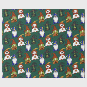 Papel de embrulho Gnome-o-Ween (Médio)