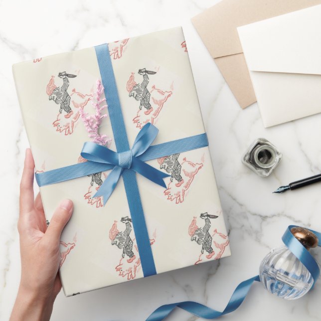 Papel de embrulho Gnomo de Natal engraçado (Presentear)