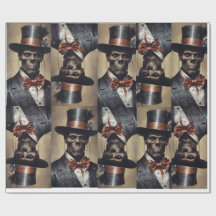 Papel de embrulho gótico Baron Samedi