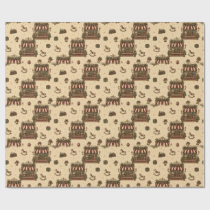 Papel de embrulho Grand European Christmas Toyshop