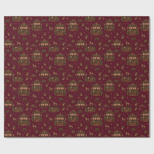 Papel de embrulho Grand European Christmas Toyshop