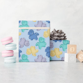 Papel de embrulho Gummy Horse Icy Blue Berry