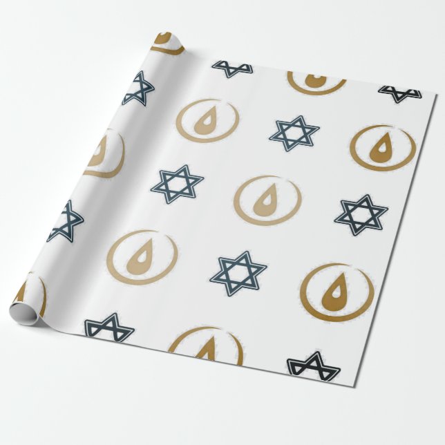 papel de embrulho hanukkah (Desenrolado)