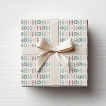 Papel de embrulho Ho Ho Ho