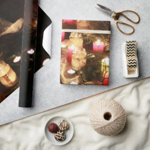 Papel de Embrulho Iluminado por Velas – Personaliz