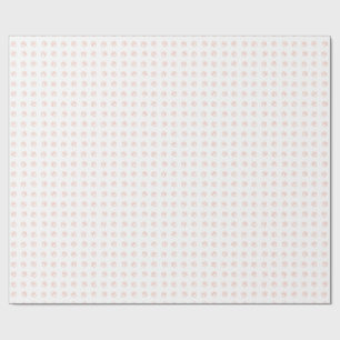Papel de Embrulho Impressões de Pata de Rosa Minim
