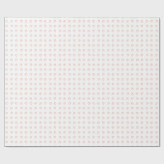 Papel de Embrulho Impressões de Pata de Rosa Minim