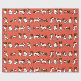 Papel de embrulho Jack Russell
