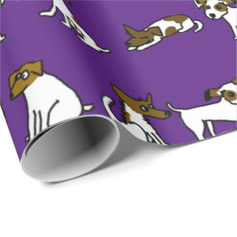 Papel de embrulho Jack Russell