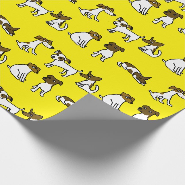 Papel de embrulho Jack Russell (Ponta)
